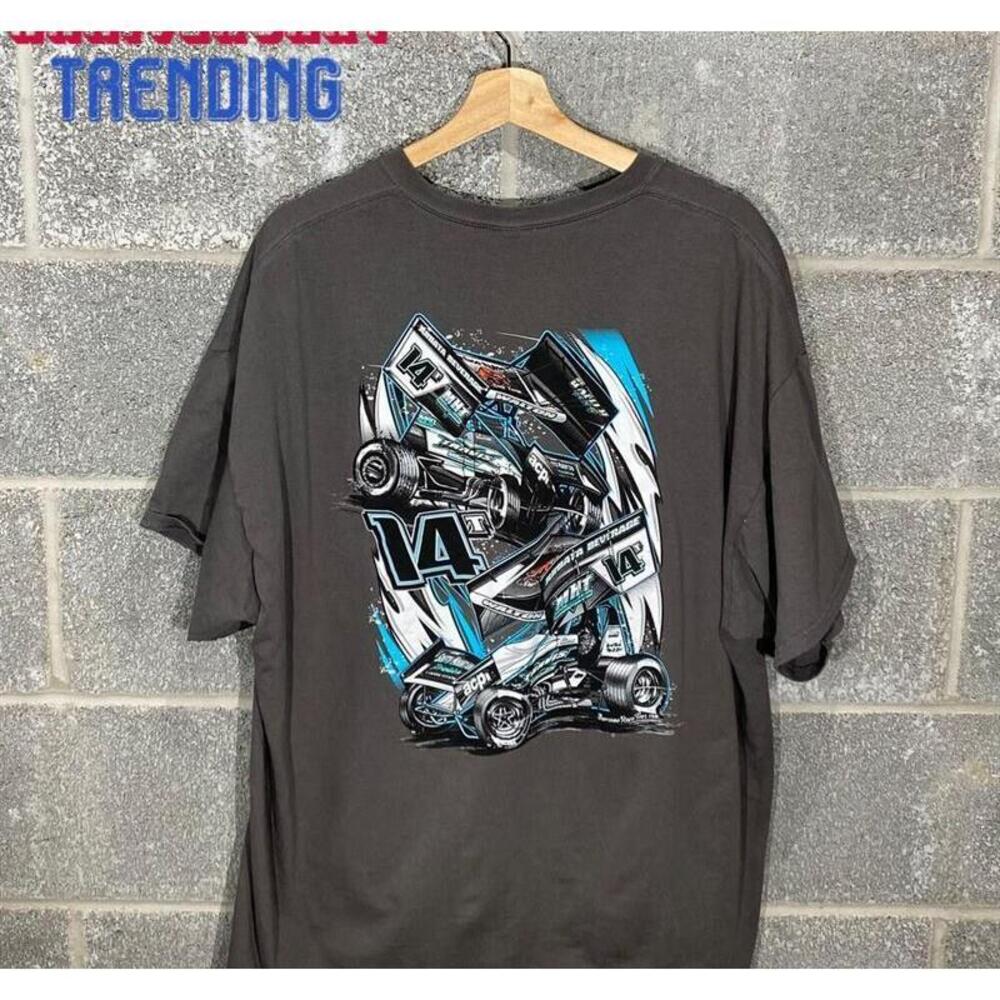 Y2K 2000S Tyler Walton Sprint Car Dirt Track Racing Graphic Tshirt